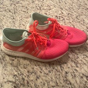 Hot pink adidas rocket boost